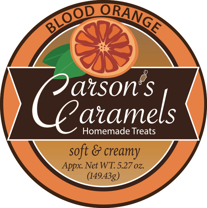Blood Orange Caramels